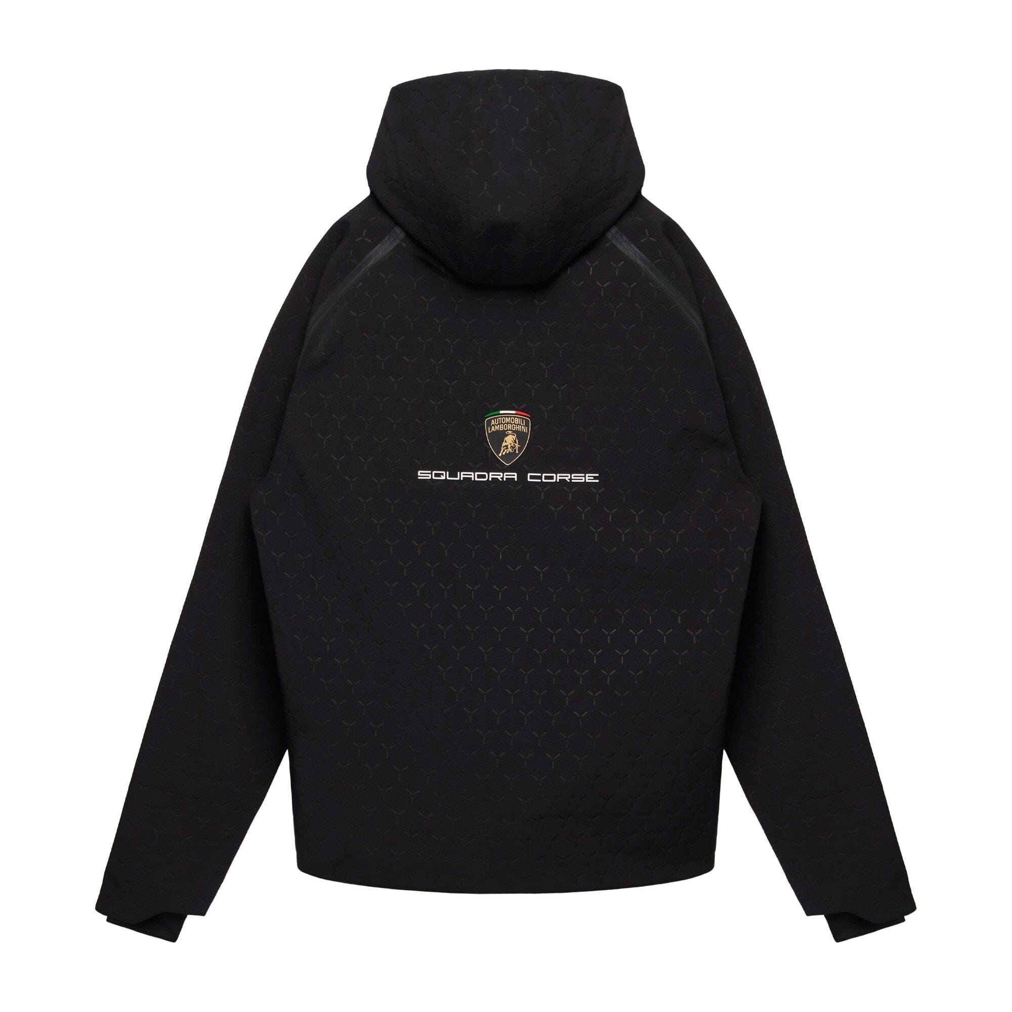 Automobili Lamborghini Squadra Corse 2026 Kids Softshell Jacket - Black Jackets Automobili Lamborghini