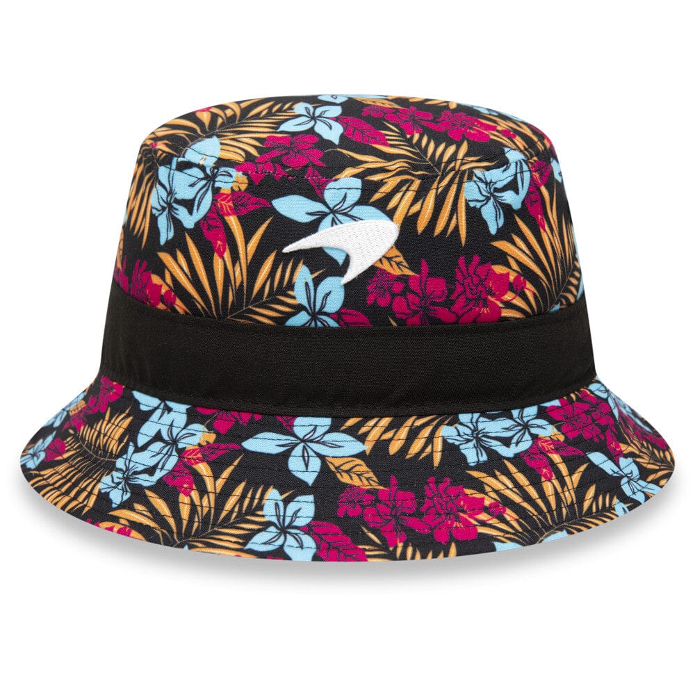 McLaren Racing F1 New Era 940 2023 Special Edition Miami Floral Bucket Hat Hats McLaren