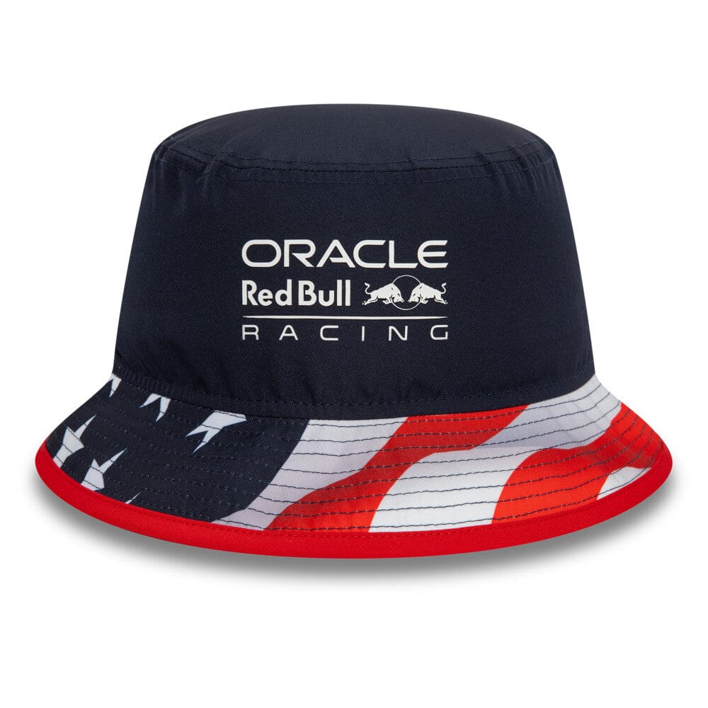 Red Bull Racing F1 New Era 2024 Special Edition Miami USA GP Tapered Bucket Hat Hats Red Bull Racing