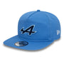 Alpine Racing F1 New Era Chain Stich Golfer Hat - Blue Hats Alpine
