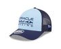 Red Bull Racing F1 New Era 9Forty 2T Color Trucker Hat - Navy/Purple/Green Hats Red Bull Racing Navy