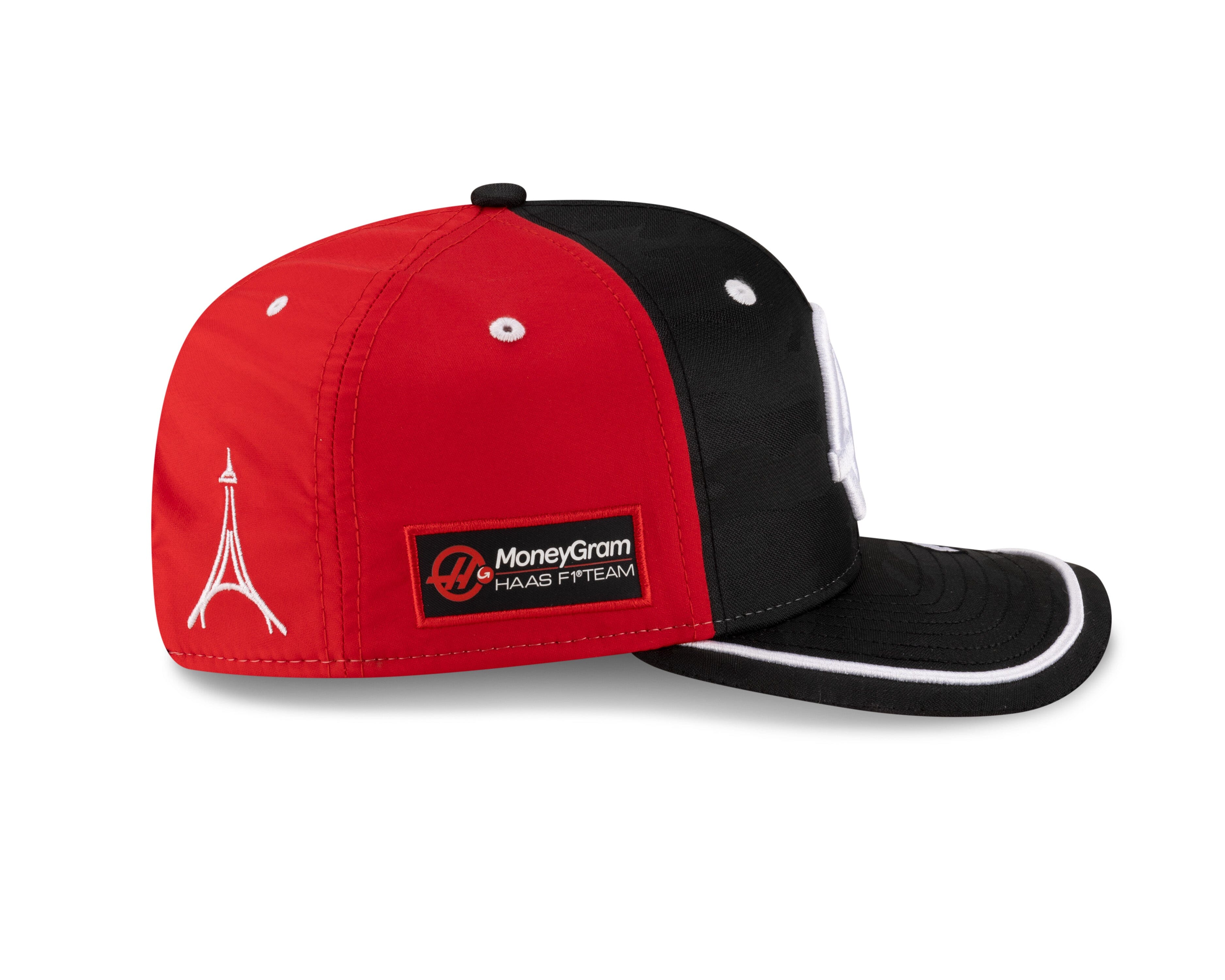 Haas Racing F1 New Era 9Seventy 2025 Esteban Ocon Team Hat - Black Hats Haas F1 Racing Team