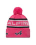Alpine Racing F1 New Era Team Cuff Knit Beanie - Pink Hats Alpine