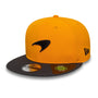 McLaren Racing F1 New Era 9Fifty Sustainable Flat Brim Hat - Papaya Hats McLaren