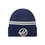 Haas Racing F1 Engineered Cuff Beanie - Navy Hats Haas F1 Racing Team