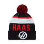 Haas Racing F1 Sport Cuff Beanie - Black Hats Haas F1 Racing Team