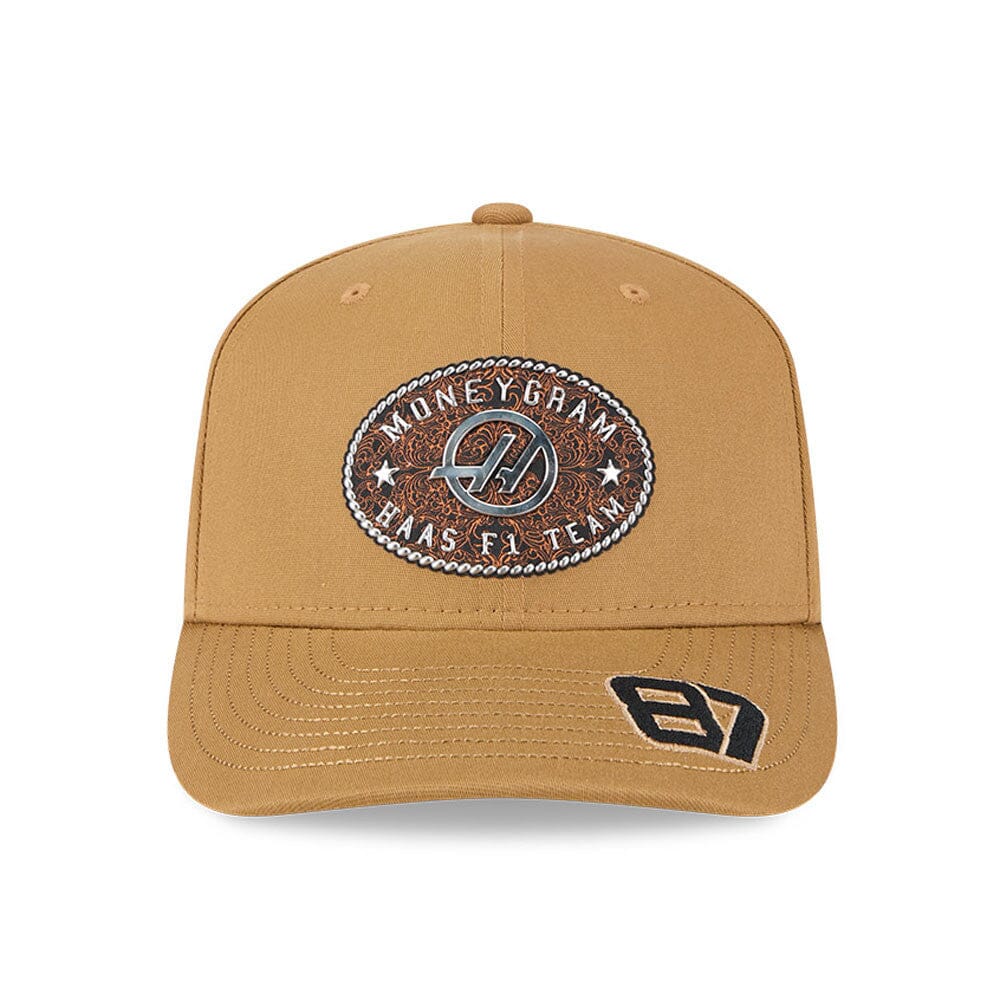 Haas Racing F1 New Era 9Seventy Special Edition Oliver Bearman Austin GP Hat - Brown Hats Haas F1 Racing Team