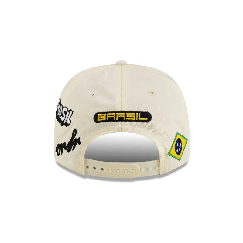 Red Bull Racing F1 New Era 9Seventy 2026 Max Verstappen SE Brazil GP Team Hat - White Hats Red Bull Racing
