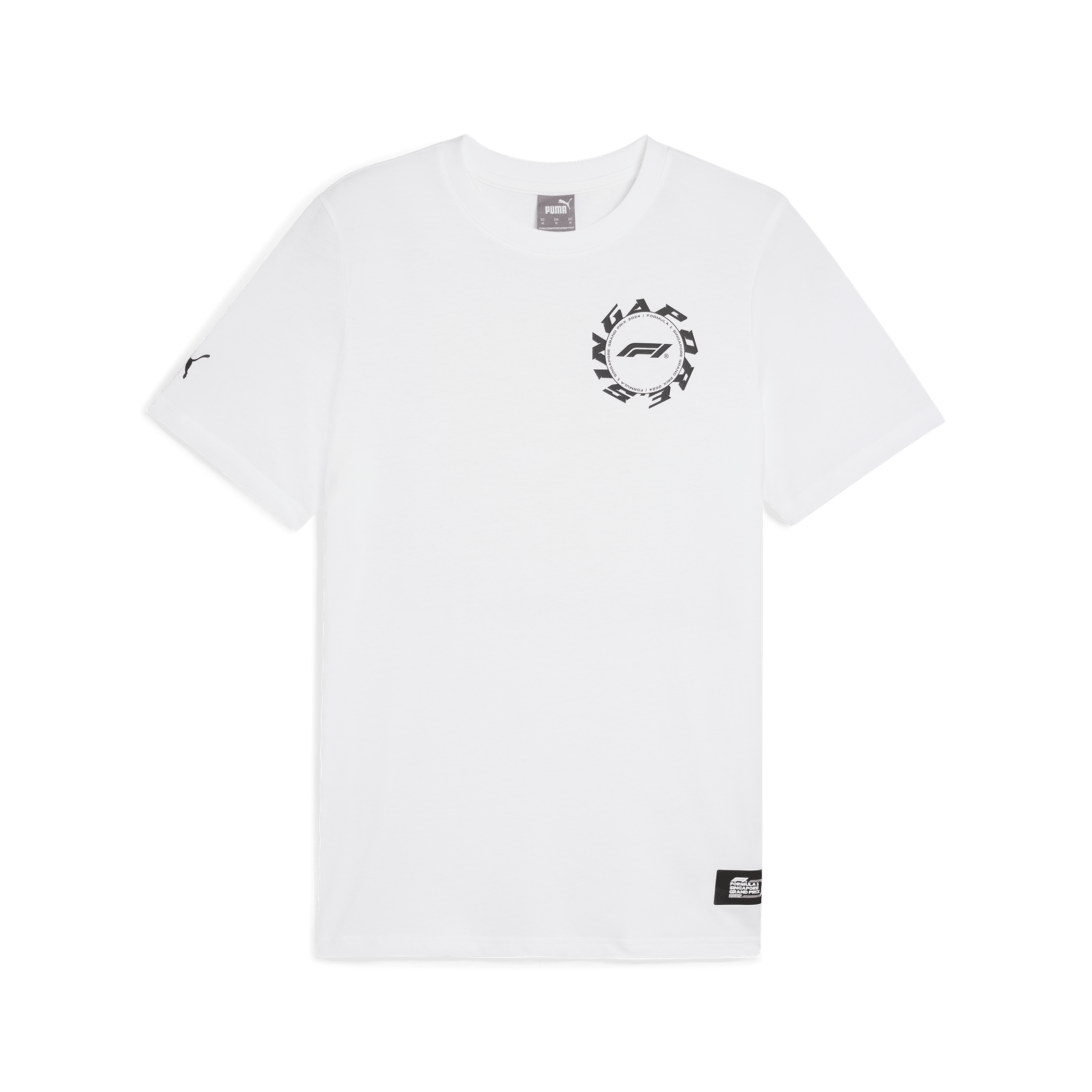 Formula 1 Tech Collection F1 Singapore GP Men's Graphic T-Shirt- White T-shirts Formula 1