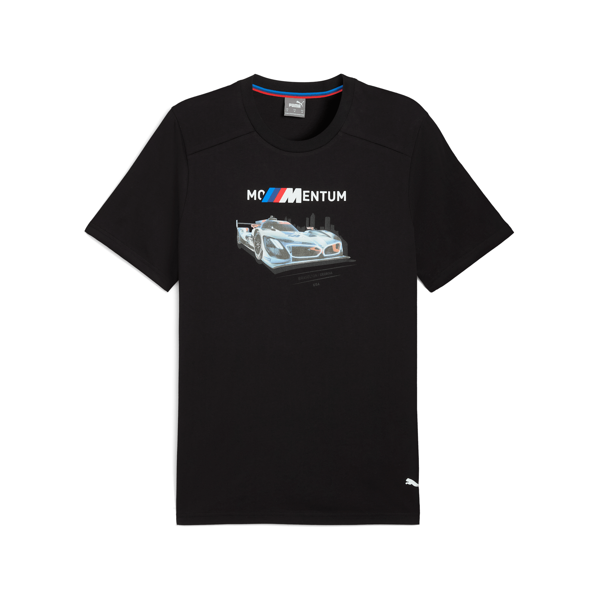BMW Motorsports Men's Momentum Graphic T-Shirt- Black T-shirts BMW Motorsports