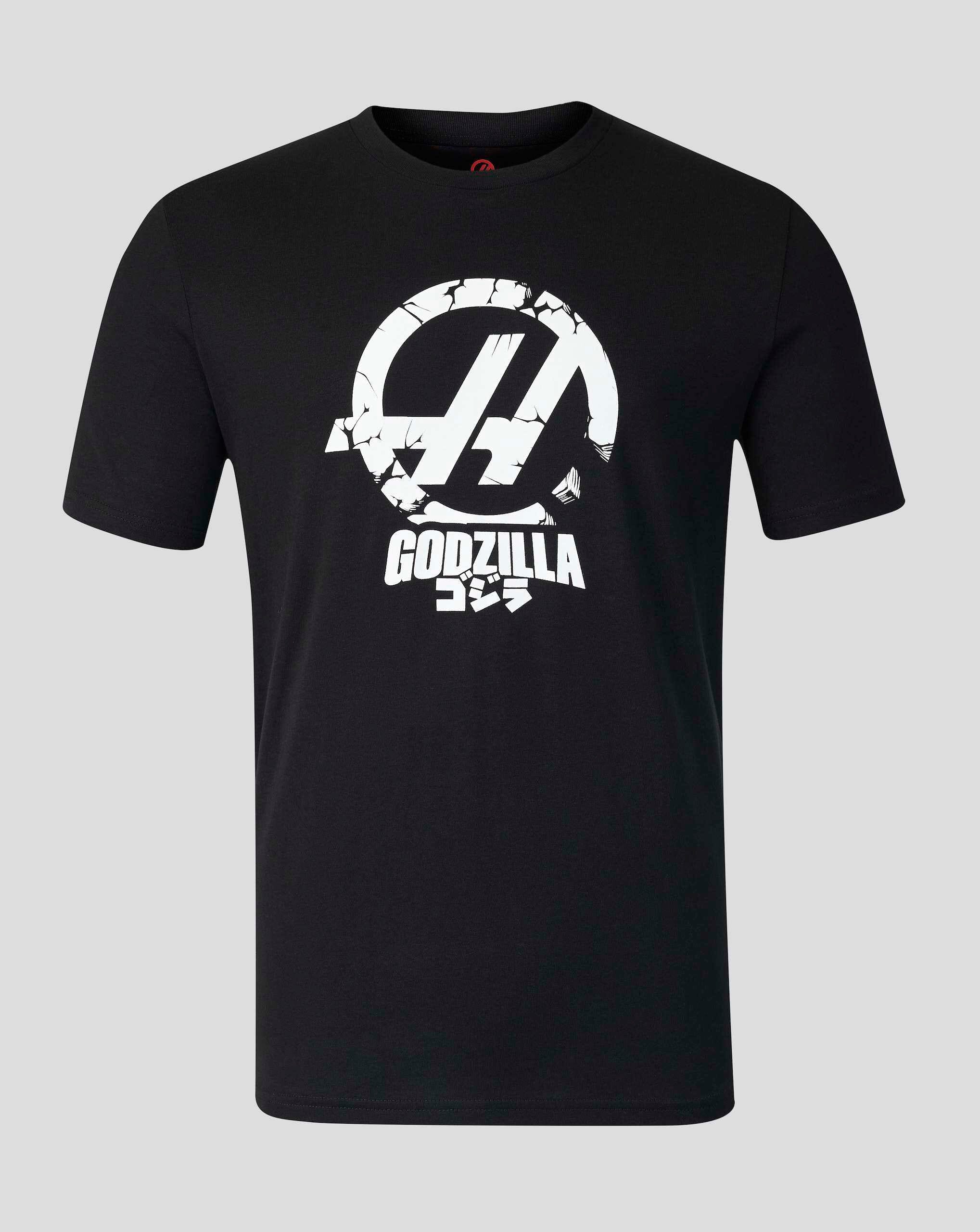 Haas Racing F1 X Godzilla Comic T-Shirt - Black T-shirts Haas F1 Racing Team
