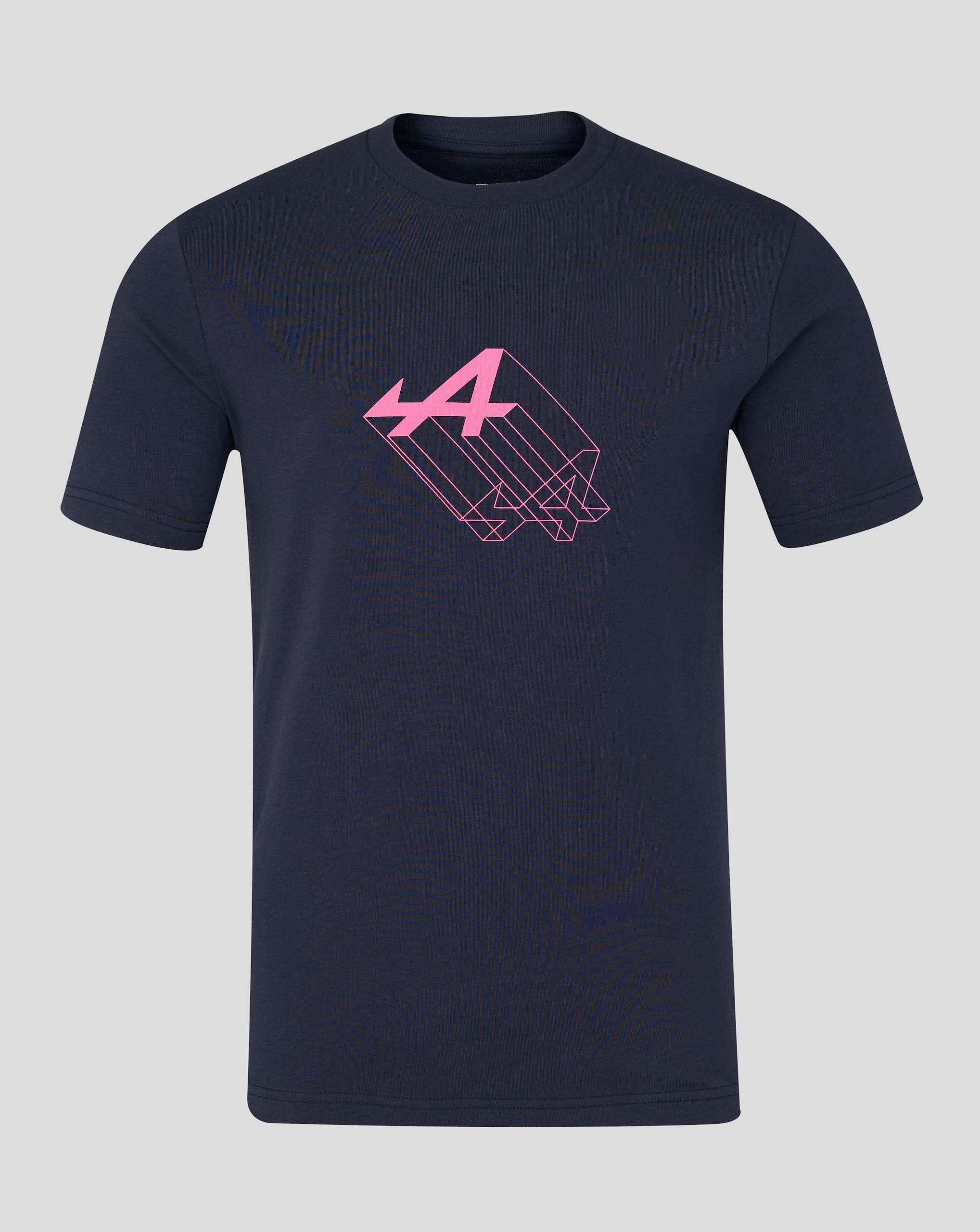 Alpine Racing F1 'A' Graphic Relaxed Fit T-Shirt - Navy T-shirts Alpine