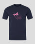 Alpine Racing F1 'A' Graphic Relaxed Fit T-Shirt - Navy T-shirts Alpine