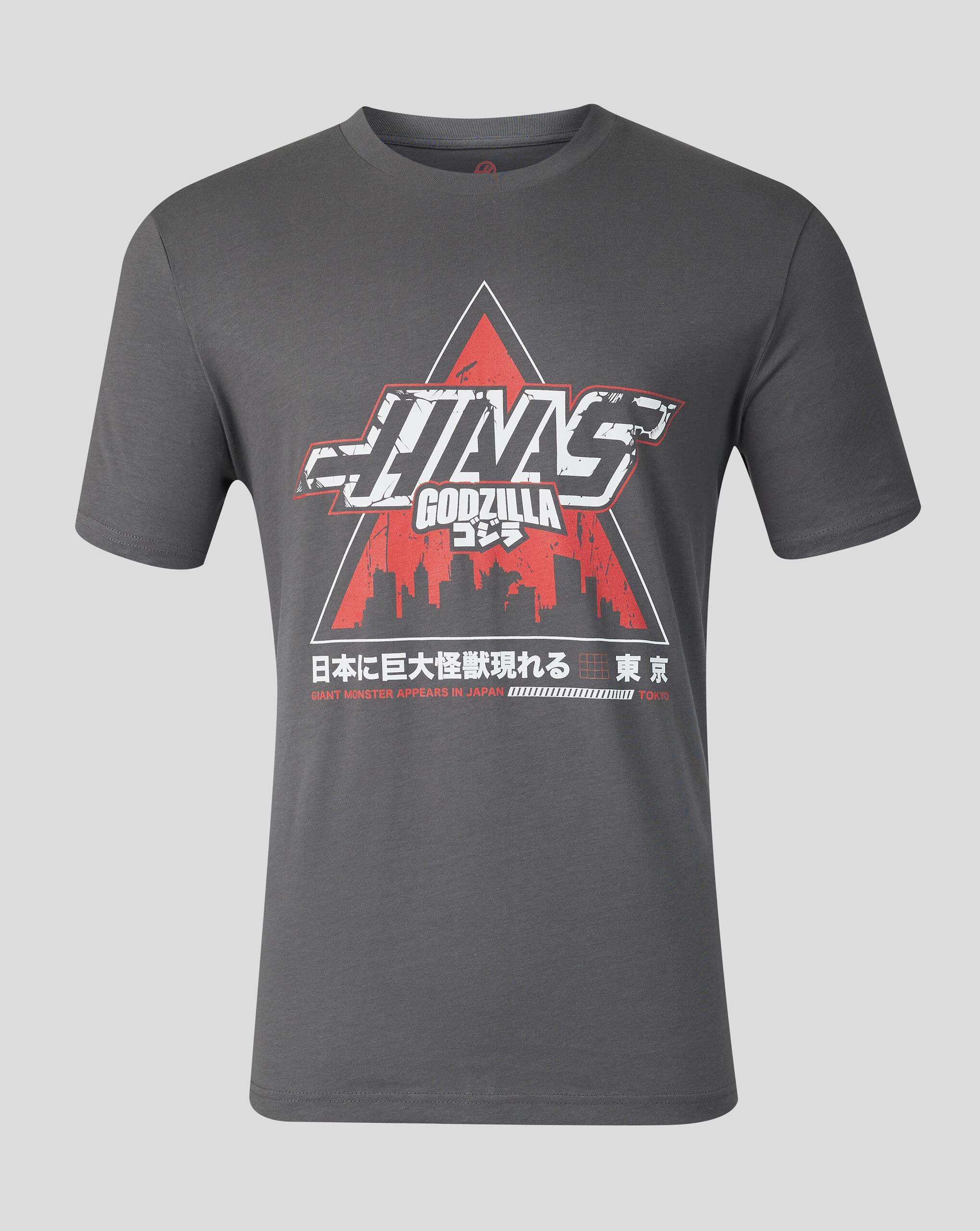 Haas Racing F1 X Godzilla Tokyo T-Shirt - Anthracite T-shirts Haas F1 Racing Team