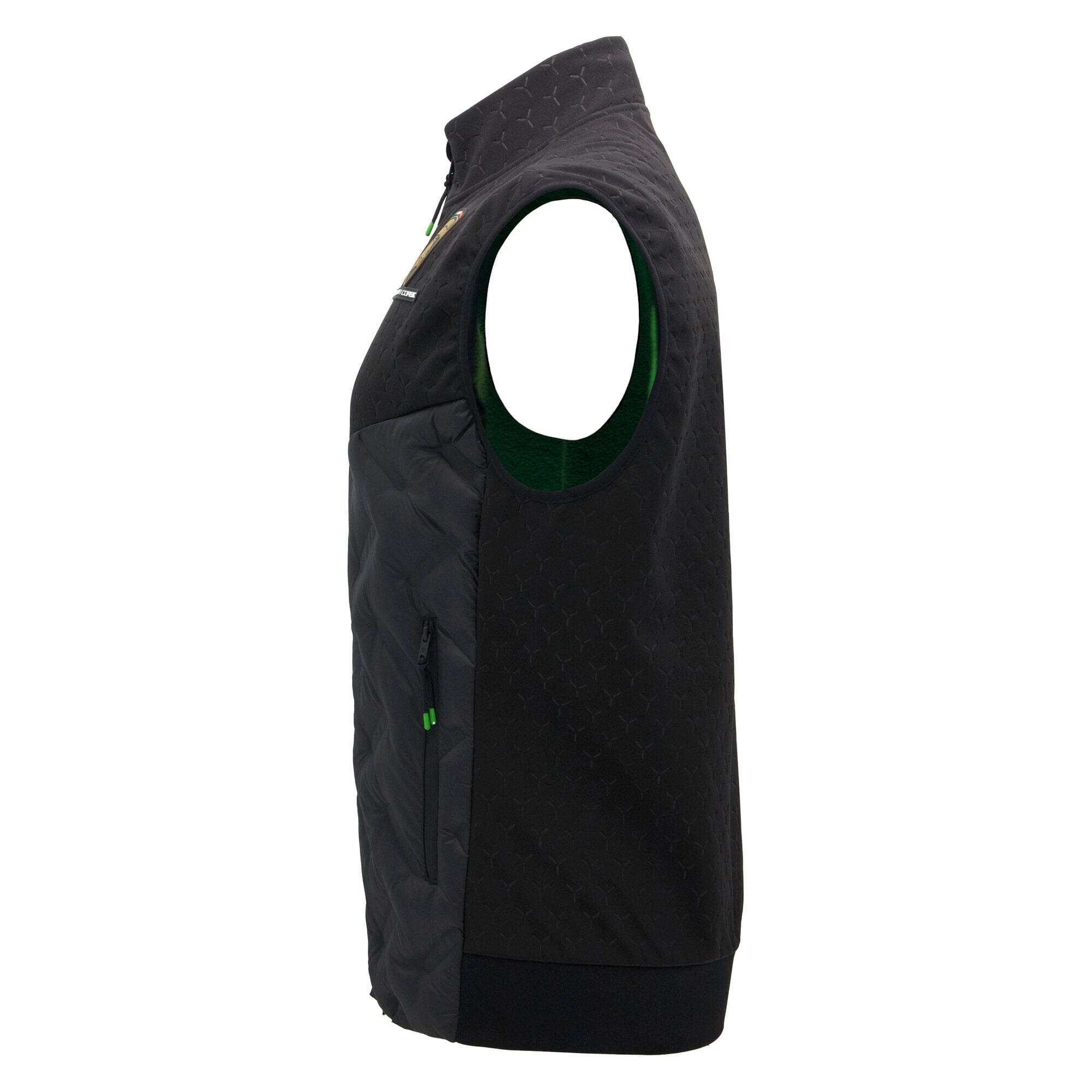 Automobili Lamborghini Squadra Corse 2026 Men's Padded Vest - Black Vest Automobili Lamborghini