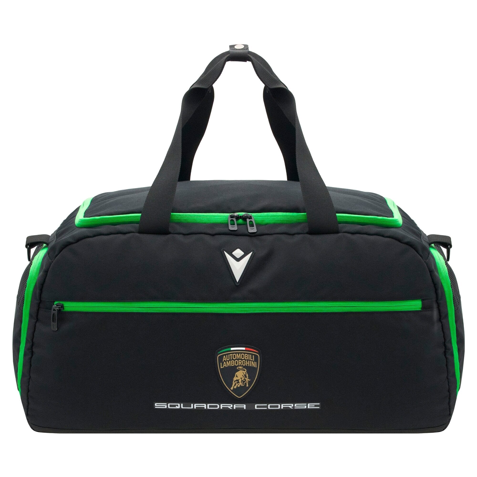 Automobili Lamborghini Squadra Corse Gym/Duffel Bag- Black Bags Automobili Lamborghini