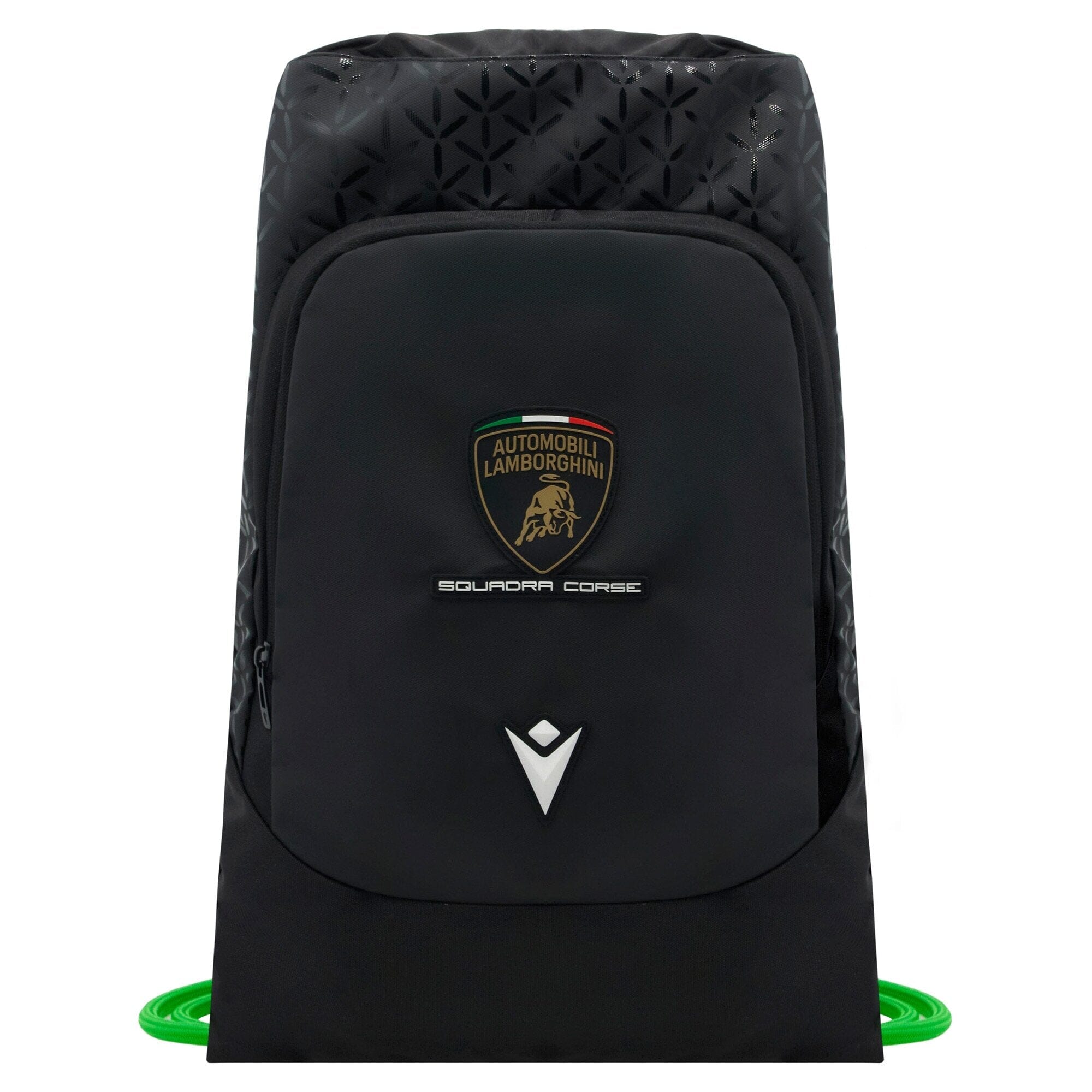 Automobili Lamborghini Squadra Corse Pullbag - Black/Green Bags Automobili Lamborghini
