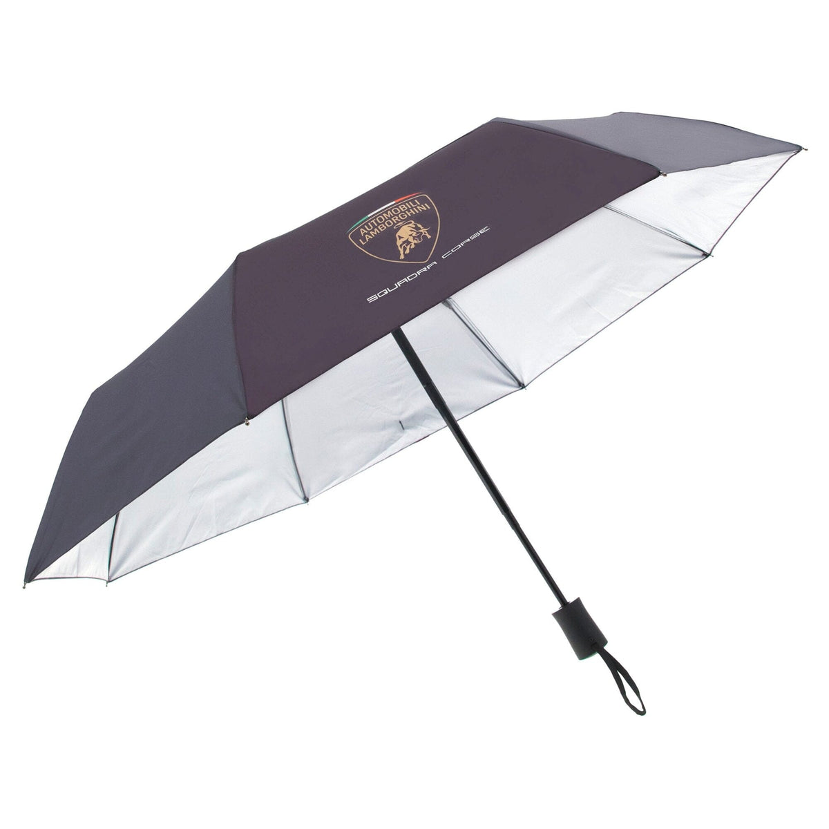 Automobili Lamborghini Squadra Corse Compact Umbrella - Black 
