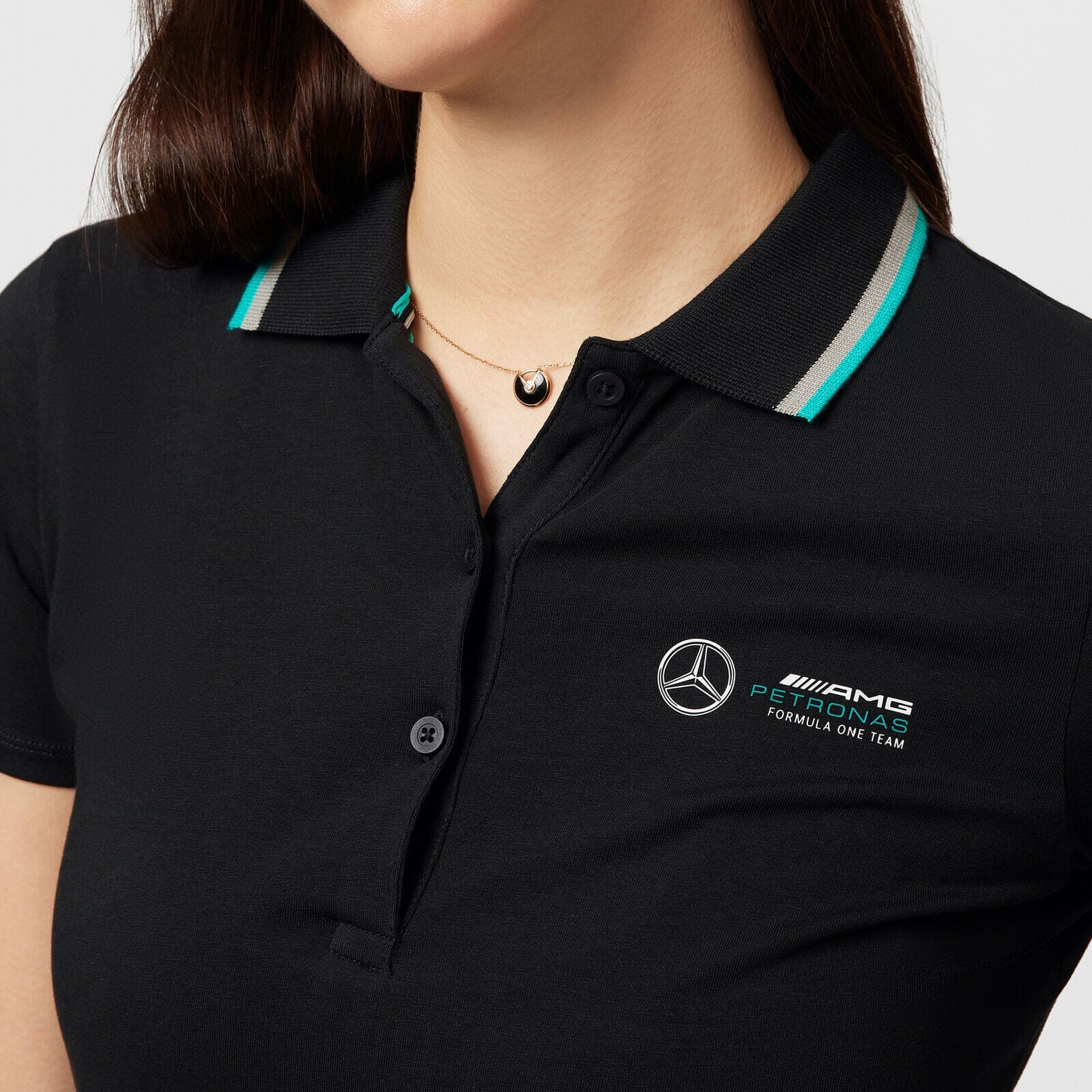 Mercedes AMG Petronas F1 Women's Classic Polo Shirt Polos Mercedes AMG Petronas