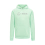 Mercedes AMG Petronas F1 Unisex Retro Hoodie - Mint/Lilac/Blue Hoodies Mercedes AMG Petronas XXS Green