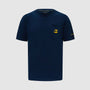 Ayrton Senna Seasonal T-Shirt - White/Blue T-shirts Ayrton Senna XXS Blue