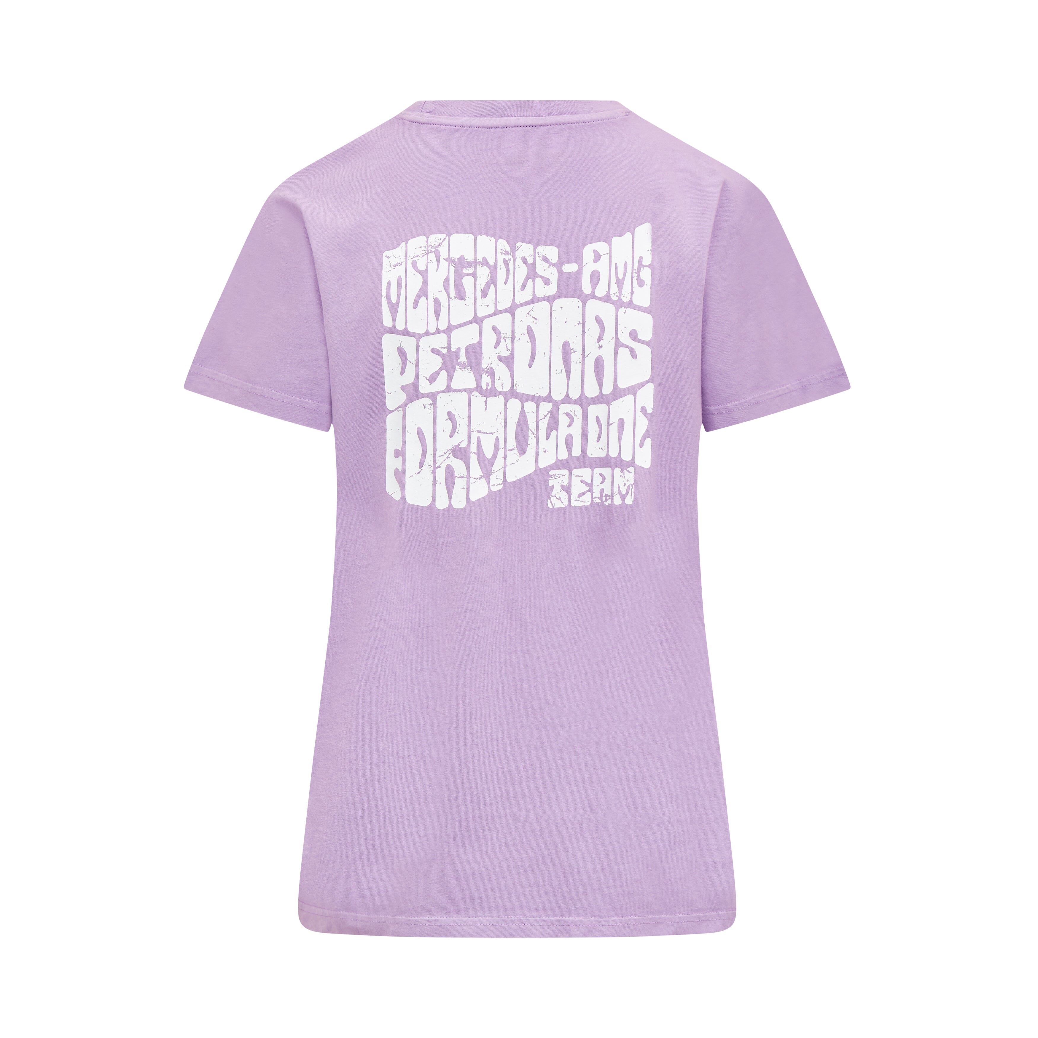 Mercedes AMG Petronas F1 Women's Retro T-Shirt - Mint/Lilac/Blue T-shirts Mercedes AMG Petronas