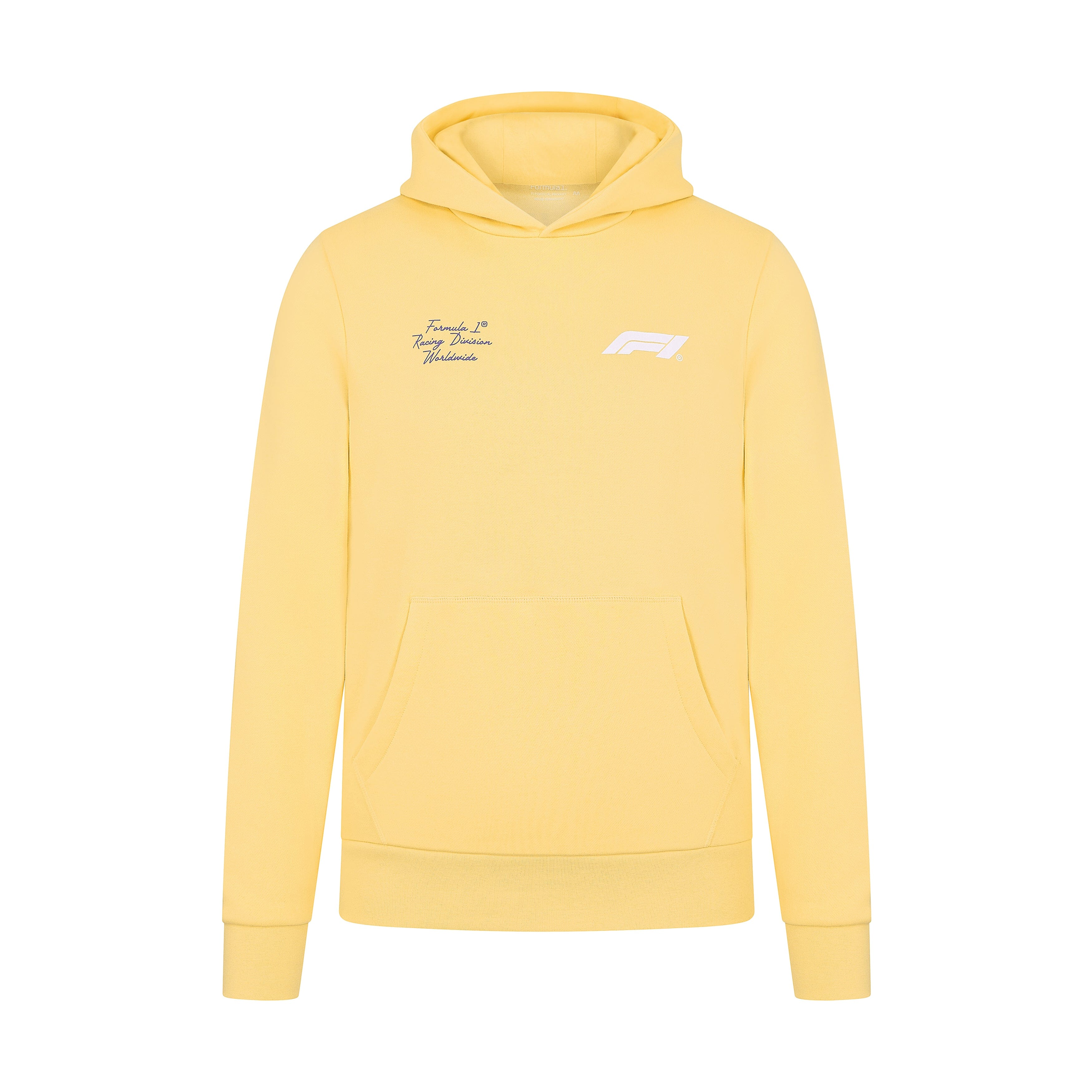 Formula 1 Tech Collection F1 "Racing Division Worldwide' Hoodie - Yellow/Pink Hoodies Formula 1 XXS Yellow