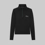 Mercedes AMG Petronas F1 Women's Relaxed Fit 1/4 Zip Sweater - Black Sweatshirt Mercedes AMG Petronas XS Black