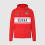 Ayrton Senna Men's Legacy Hoody- Red Hoodies Ayrton Senna
