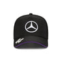 Mercedes AMG Petronas F1 2024 Lewis Hamilton Team Trucker Hat -Black/White/Purple Hats Mercedes AMG Petronas Black
