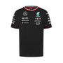 Mercedes AMG Petronas F1 2024 Men's Team T-Shirt - White/Black T-shirts Mercedes AMG Petronas XS Black
