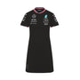 Mercedes AMG Petronas F1 2024 Women's Team T-shirt Dress - Black Dresses Mercedes AMG Petronas
