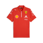 Scuderia Ferrari F1 2024 Men's Team Polo Shirt - Red Polos Scuderia Ferrari