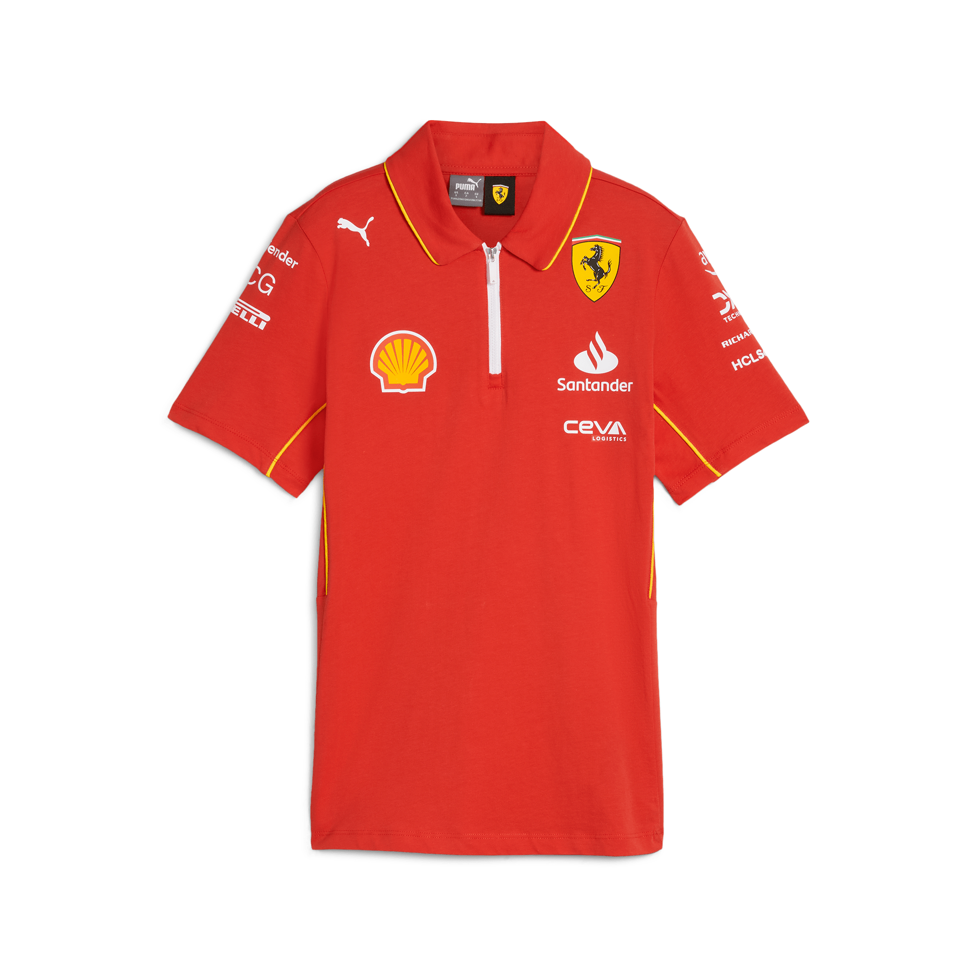 Scuderia Ferrari F1 2024 Women's Team Polo Shirt - Red Polos Scuderia Ferrari
