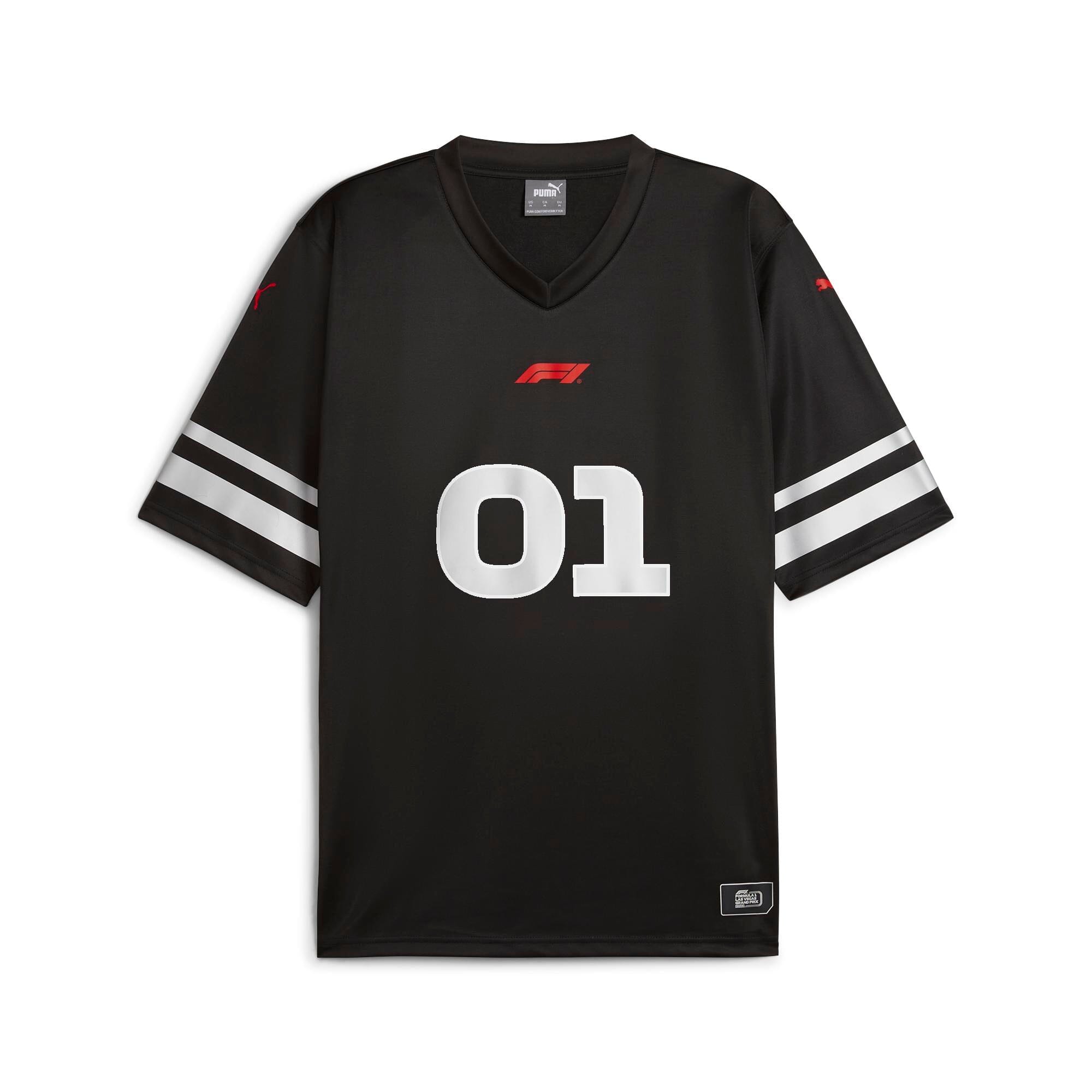Formula 1 Tech Limited Edition Las Vegas GP Football Jersey - Black Jersey Formula 1