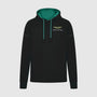 Aston Martin F1 Lifestyle Logo Hoodie - Black/Green Hoodies Aston Martin F1 XXS Black