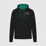 Aston Martin F1 Lifestyle Logo Hoodie - Black/Green Hoodies Aston Martin F1 XXS Black