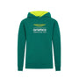 Aston Martin F1 Kids Logo Hoodie - Youth Green Hoodies Aston Martin F1