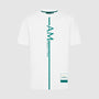 Aston Martin F1 Lifestyle Oversized T-Shirt - White/Green T-shirts Aston Martin F1 XS White