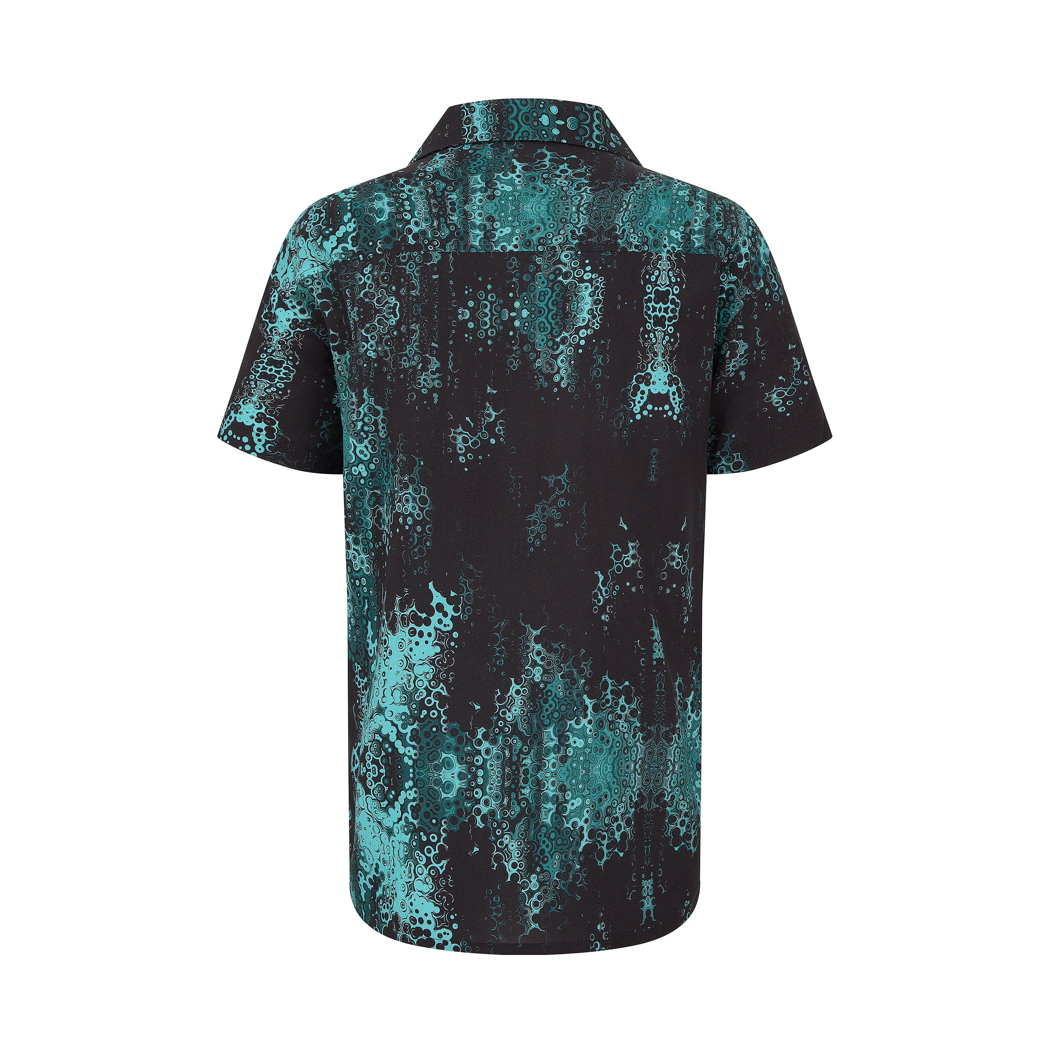Aston Martin F1 Men's Limited Edition Miami GP Lifestyle AOP Button Down Shirt - Night Storm Shirts Aston Martin F1