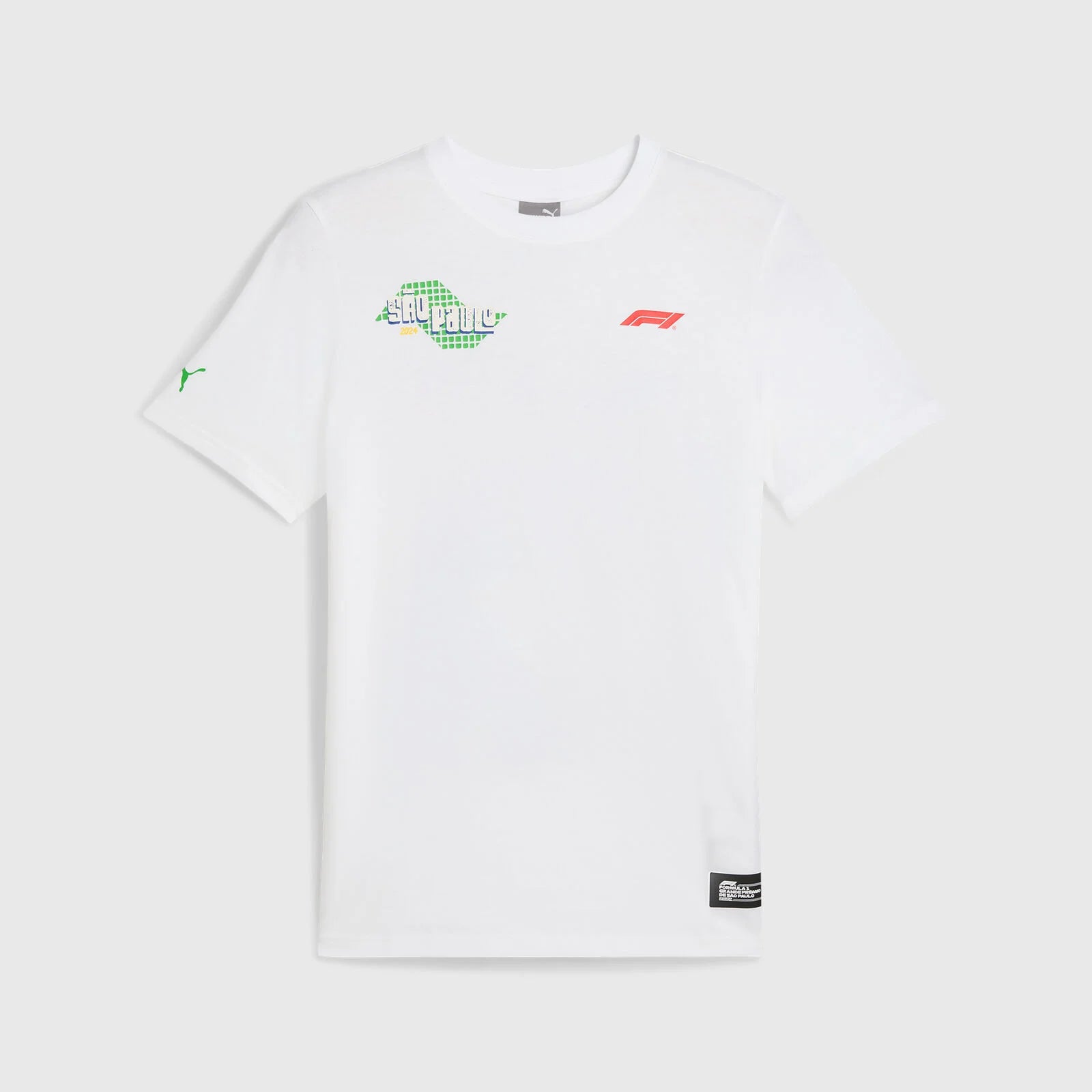 Formula 1 Tech Collection F1 Men's Brazil GP T-Shirt - White T-shirts Formula 1