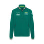 Aston Martin F1 2024 Men's Team 1/4 Zip Sweater - Green Sweaters Aston Martin F1