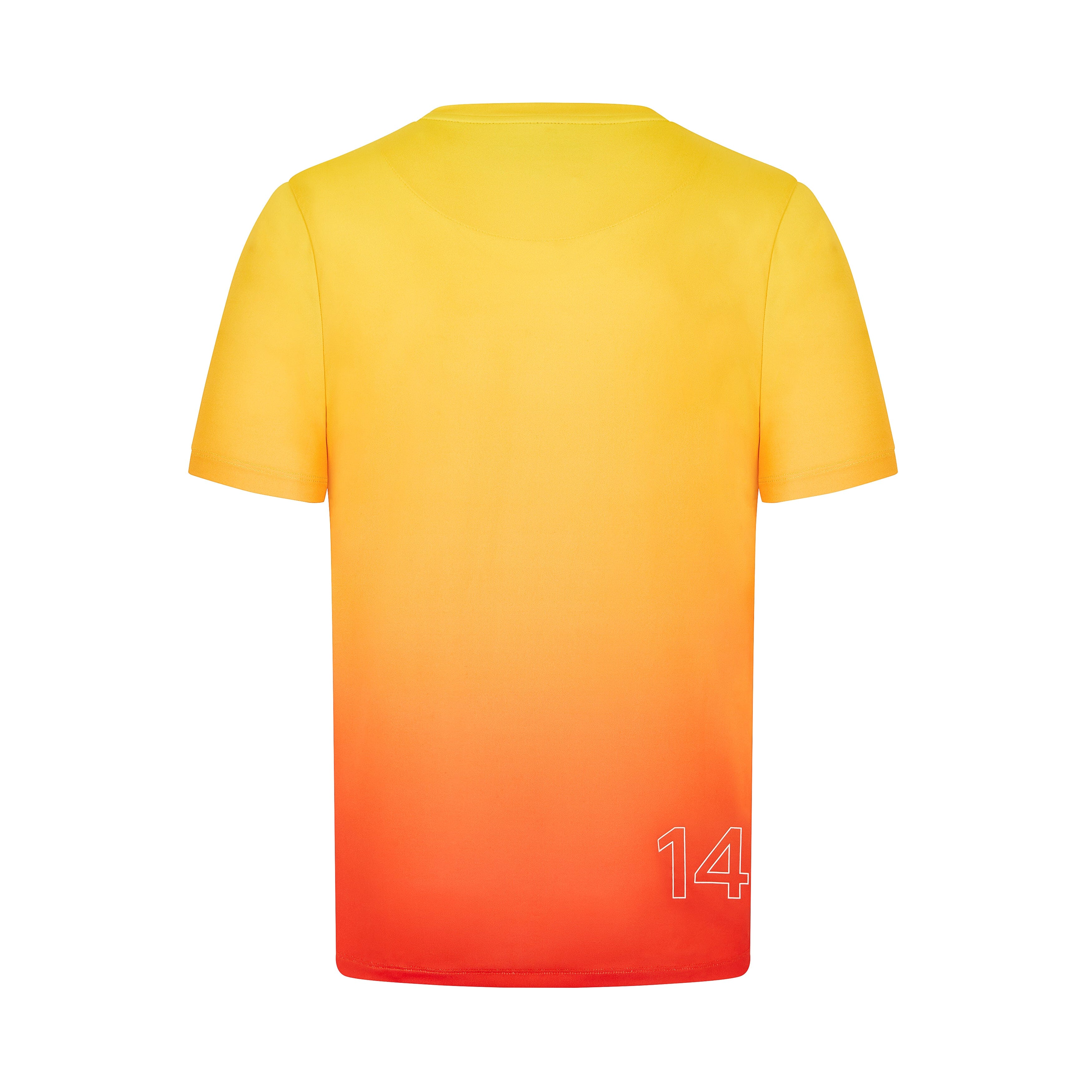 Aston Martin F1 Limited Edition Barcelona GP Graphic T-Shirt - Gradient Sunrise T-shirts Aston Martin F1