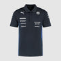 Williams Racing F1 2025 Men's Team Polo Shirt - Navy Polos Williams Racing