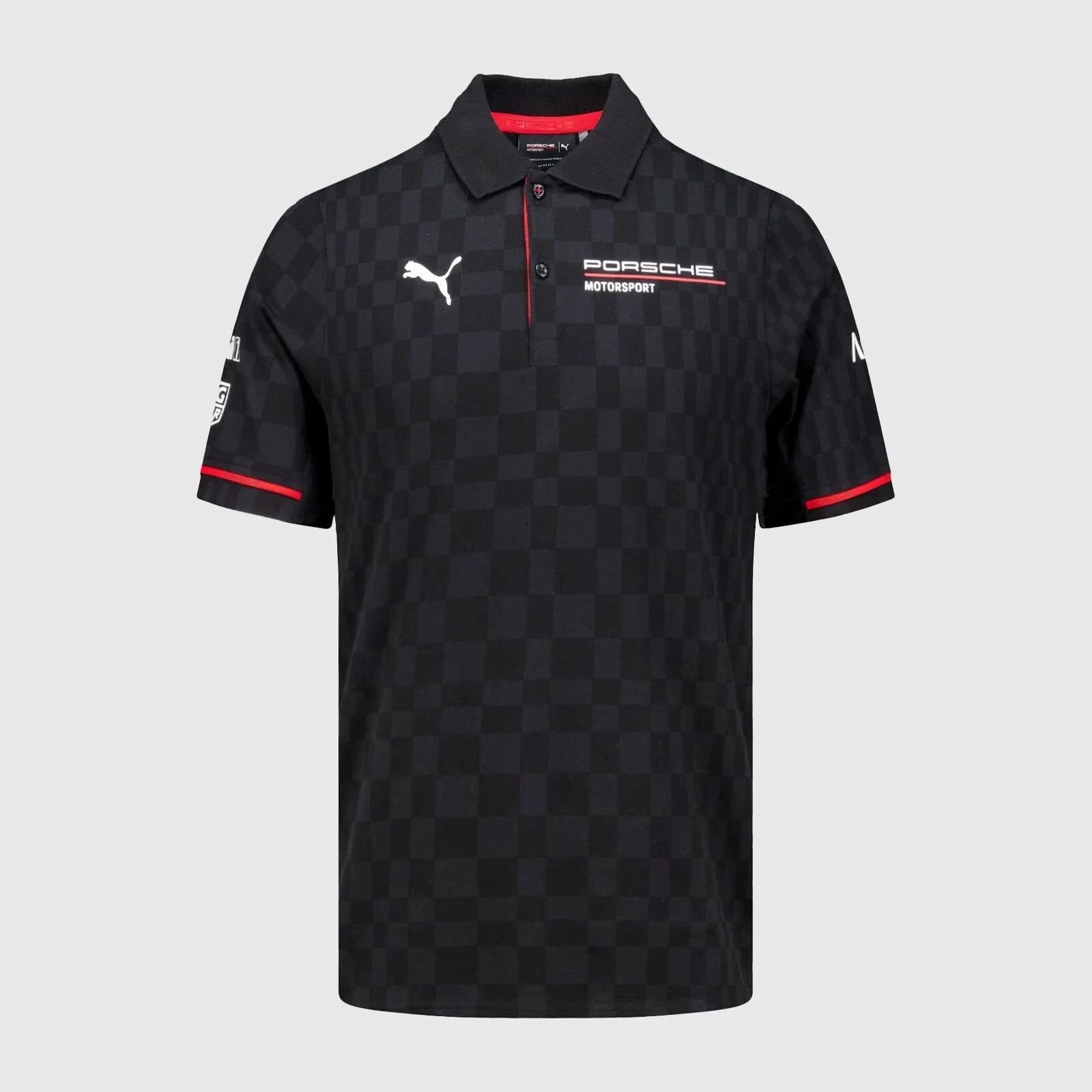 Porsche Motorsport Men's Team Polo Shirt - Black Polos Porsche