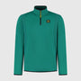 Aston Martin F1 Tech Men's 1/4 Zip Sweater - Green Sweaters Aston Martin F1