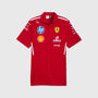 Scuderia Ferrari F1 2025 Team Button Down Shirt - Dark Cherry Shirts Scuderia Ferrari