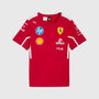Scuderia Ferrari F1 2025 Kids Team T-Shirt - Youth Dark Cherry T-shirts Scuderia Ferrari