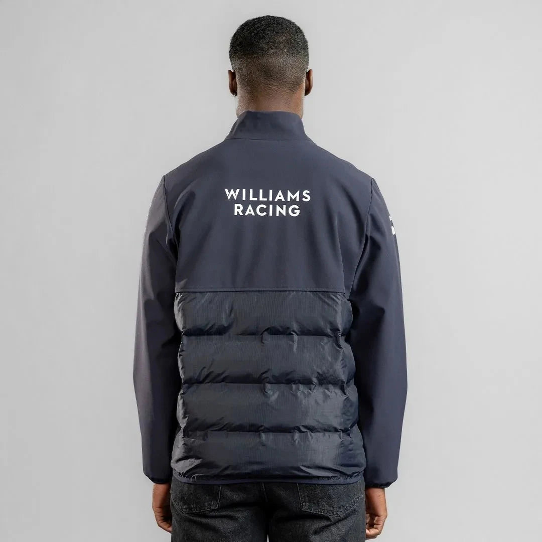 Williams Racing F1 2025 Team Hybrid Jacket - Navy Jackets Williams Racing
