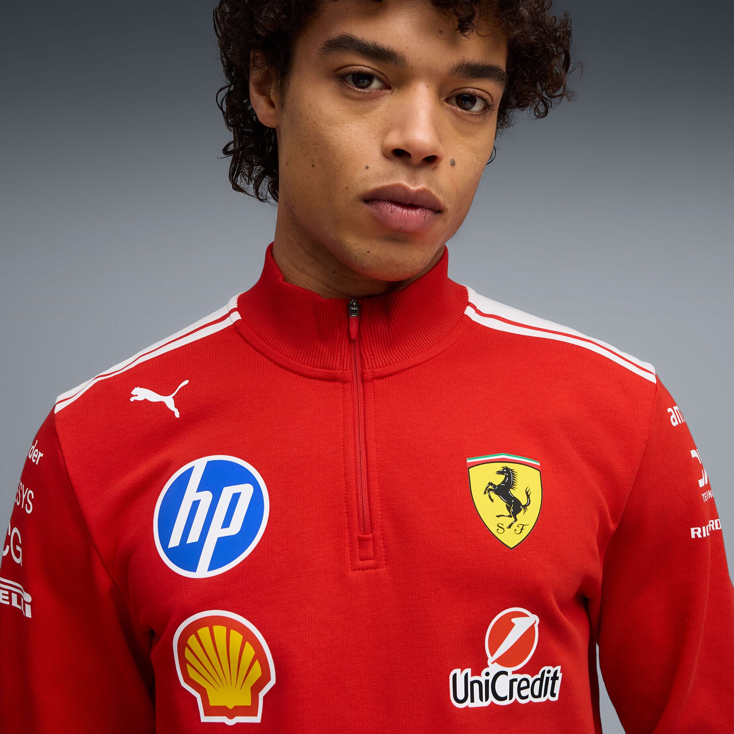 Scuderia Ferrari F1 2026 Team 1/2 Zip Sweater - Puma Red Sweatshirt Scuderia Ferrari
